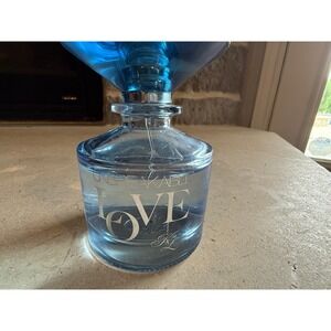 Unbreakable Love KJ Eau de Parfum Blue Glass Bottle Collectible Decor